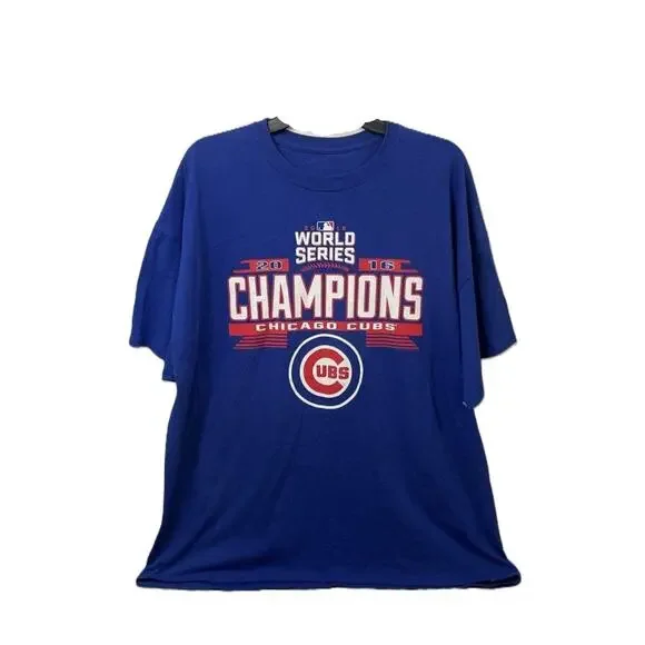 MLB Chicago Cubs 2016 World Series Champions Short Sleeve T-Shirt 2XL - Picture 7 of 7